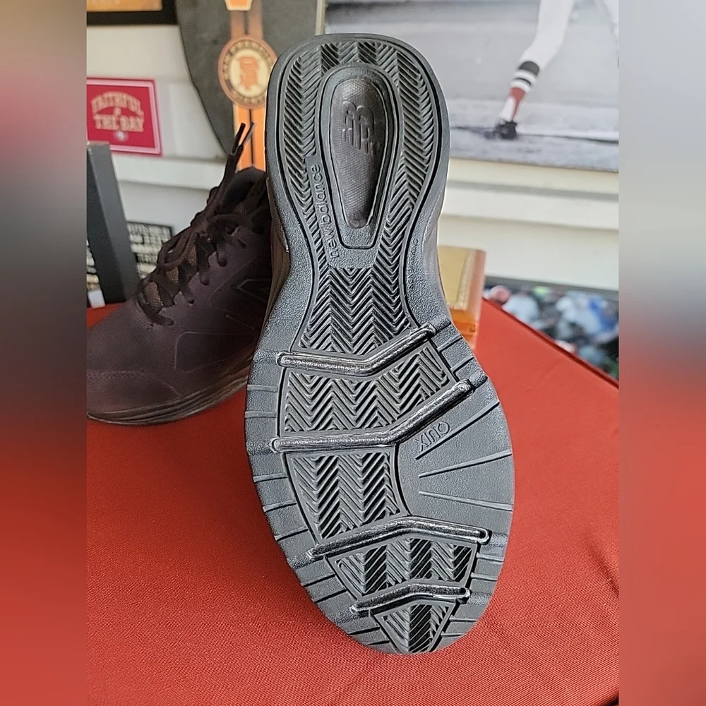 New Balance Brown Suede Sneakers with Chunky Soles - Picture 6 of 9